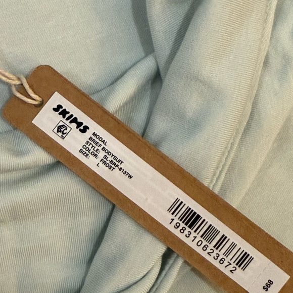 Skims Frost Modal Brief Bodysuit Large NWT - Picture 4 of 6